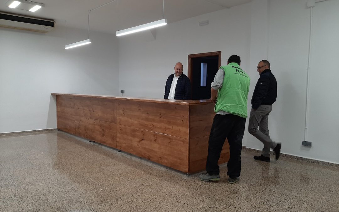 Acaben les obres de remodelació del bar del Casal Municipal dels Jubilats