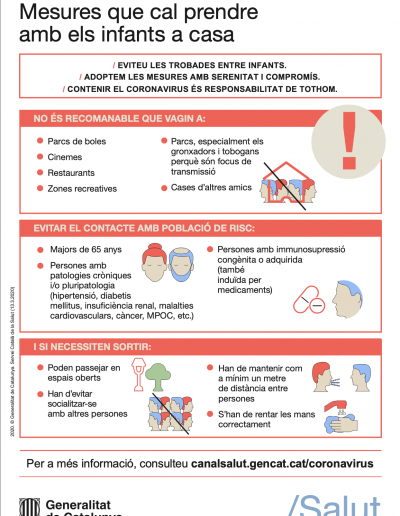 Recomanacions que cal prendre amb els infants a casa