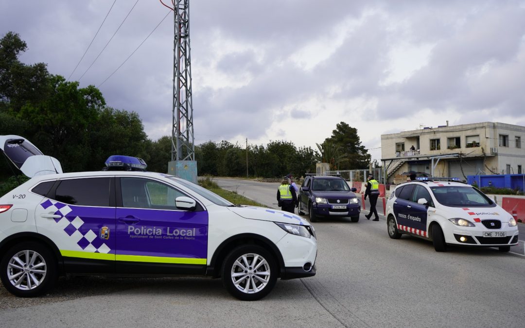 La Policia Local de la Ràpita obre 39 actes per incomplir el confinament durant el cap de setmana