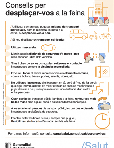 Consells per desplaçar-vos a la feina