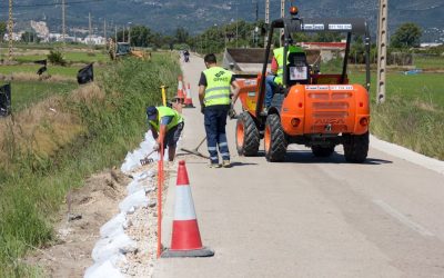 Els ajuntaments d’Amposta i la Ràpita comencen les obres d’arranjament de la carretera al Poble Nou