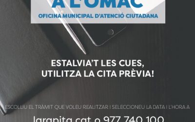 L’Ajuntament de la Ràpita impulsa el servei de cita prèvia a l’Oficina Municipal d’Atenció Ciutadana per reduir el temps d’espera de la ciutadania i oferir-los un servei de qualitat