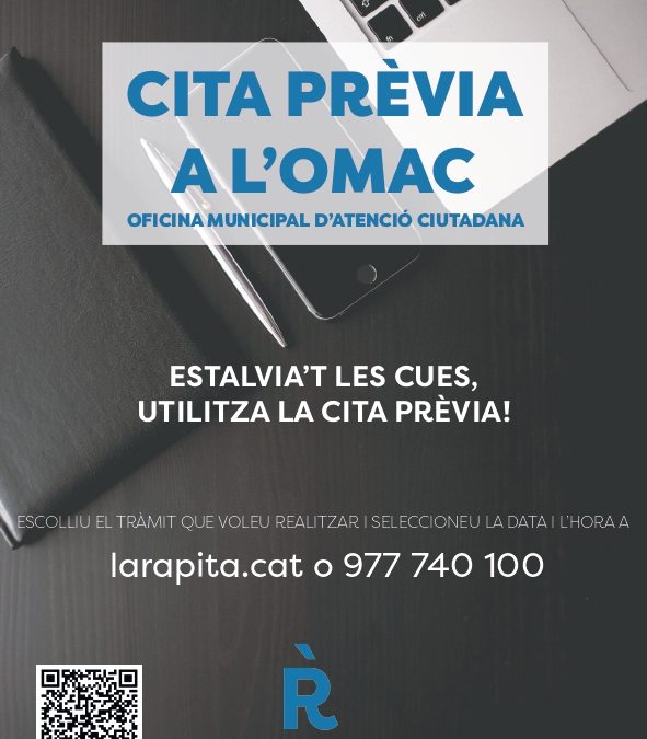 L’Ajuntament de la Ràpita impulsa el servei de cita prèvia a l’Oficina Municipal d’Atenció Ciutadana per reduir el temps d’espera de la ciutadania i oferir-los un servei de qualitat