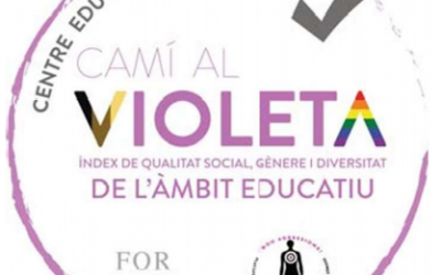 L’Escola Carles III i l’INS Els Alfacs reben el distintiu ‘Camí al Violeta’