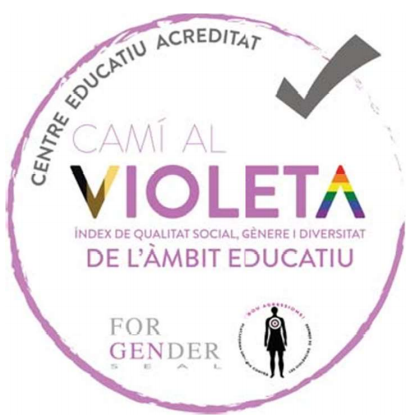 L’Escola Carles III i l’INS Els Alfacs reben el distintiu ‘Camí al Violeta’