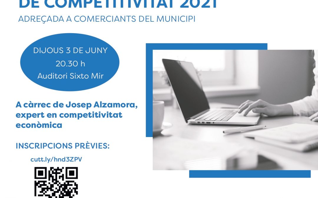 L’Ajuntament de la Ràpita presentarà els ‘Tallers de competitivitat 2021’ a comerciants del municipi en un acte presencial a l’Auditori Sixto Mir