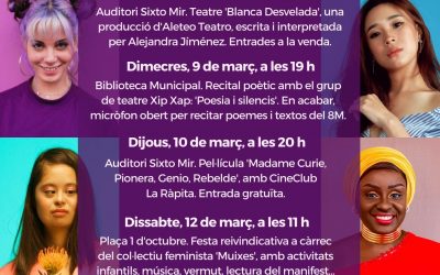 Programats un conjunt d’actes per commemorar el Dia Internacional de les Dones a la Ràpita