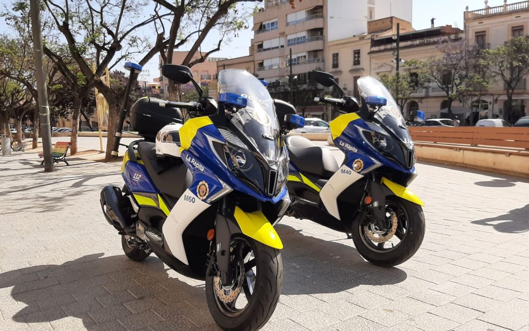 La Policia Local de la Ràpita renova dues motos de la seva flota de vehicles