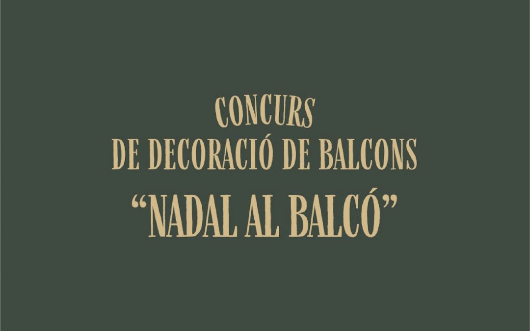 Concurs de balcons de Nadal