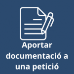 Aportar documentació