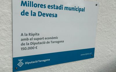 FINALITZEN LES MILLORES DE L’ESTADI MUNICIPAL DE LA DEVESA SUBVENCIONADES PER LA DIPUTACIÓ DE TARRAGONA