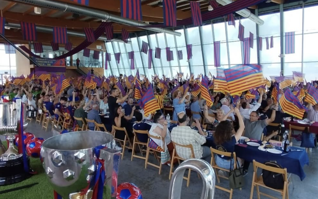 LA RÀPITA CELEBRA EL 40È ANIVERSARI DE LA PENYA BARCELONISTA VICENÇ PIERA AMB LA XXXI TROBADA DE PENYES DE LES TERRES DE L’EBRE