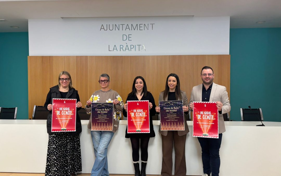 La Ràpita encén un Nadal renovat amb un enllumenat 100% nou i un Parc de Nadal convertit en un conte