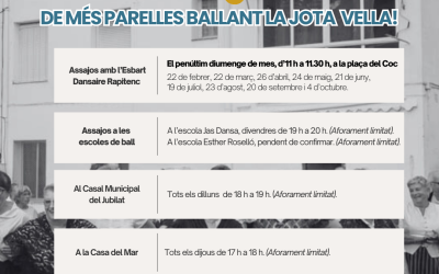 La Ràpita dona el tret de sortida als assajos per aconseguir un Rècord Guinness amb 500 parelles ballant la jota vella