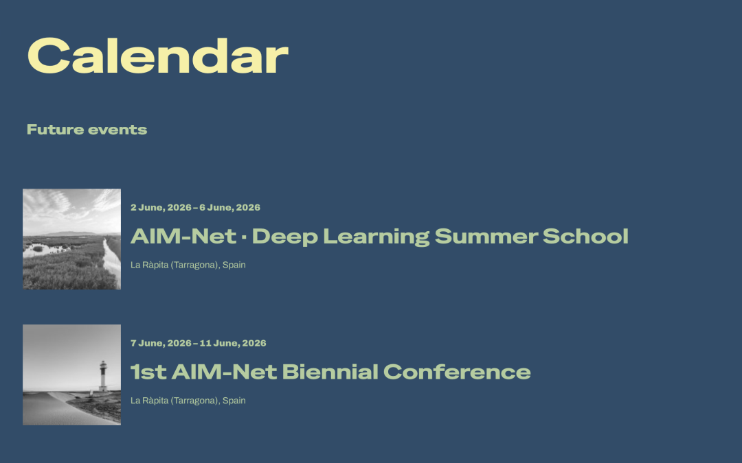 AIM-Net porta a la Ràpita una escola d’estiu i una conferència internacional sobre intel·ligència artificial i bioimatge